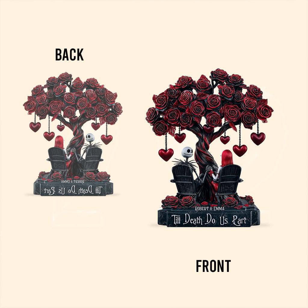 Till Death Do Us Part - Personalized Nightmare Custom Shaped Acrylic Plaque