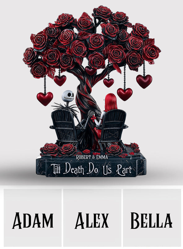 Till Death Do Us Part - Personalized Nightmare Custom Shaped Acrylic Plaque