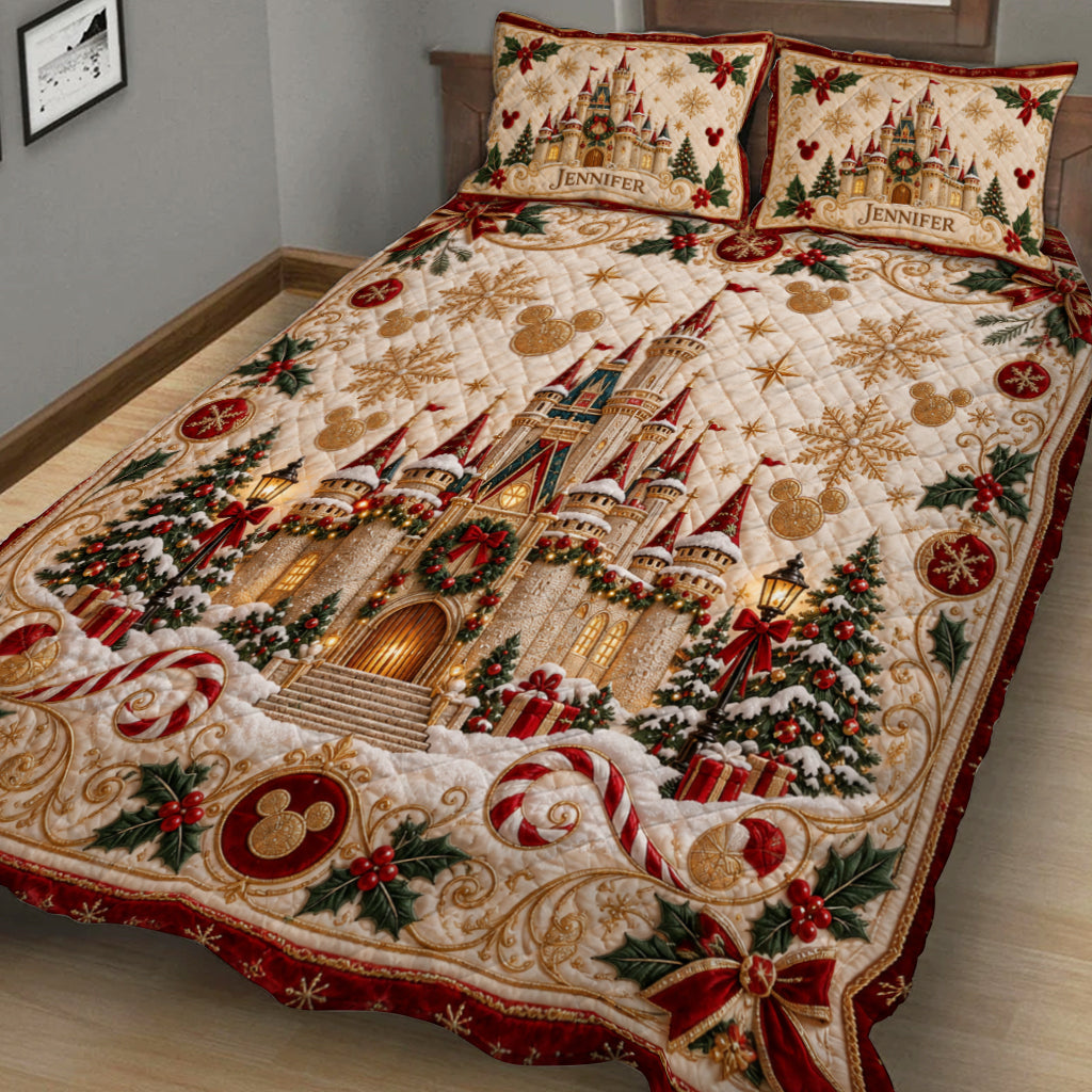 Magical Christmas - Personalized Dream Trip Quilt Set
