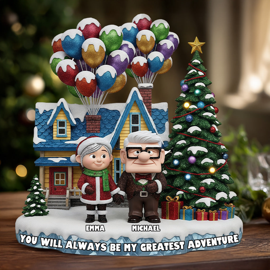 You Are My Greatest Adventure - Personalized Mouse Custom Shaped Acrylic Plaque