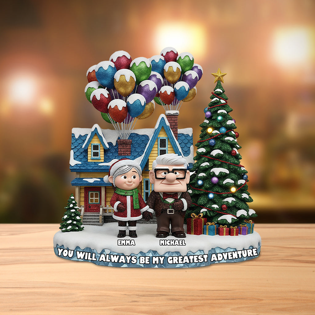 You Are My Greatest Adventure - Personalized Mouse Custom Shaped Acrylic Plaque