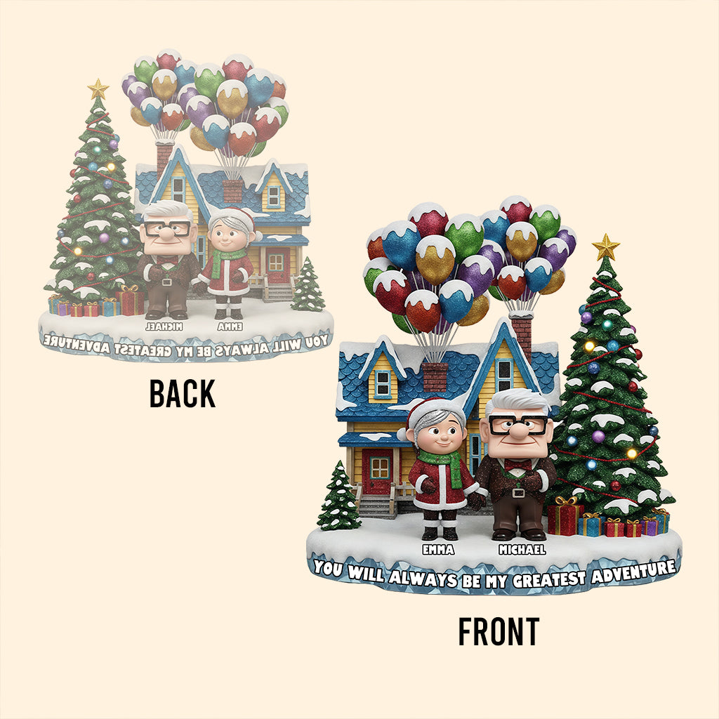 You Are My Greatest Adventure - Personalized Mouse Custom Shaped Acrylic Plaque