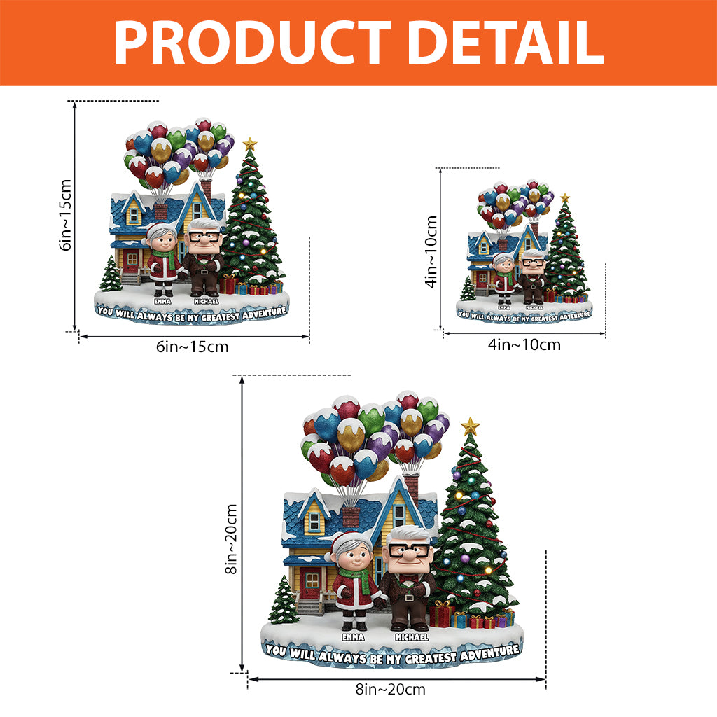 You Are My Greatest Adventure - Personalized Mouse Custom Shaped Acrylic Plaque