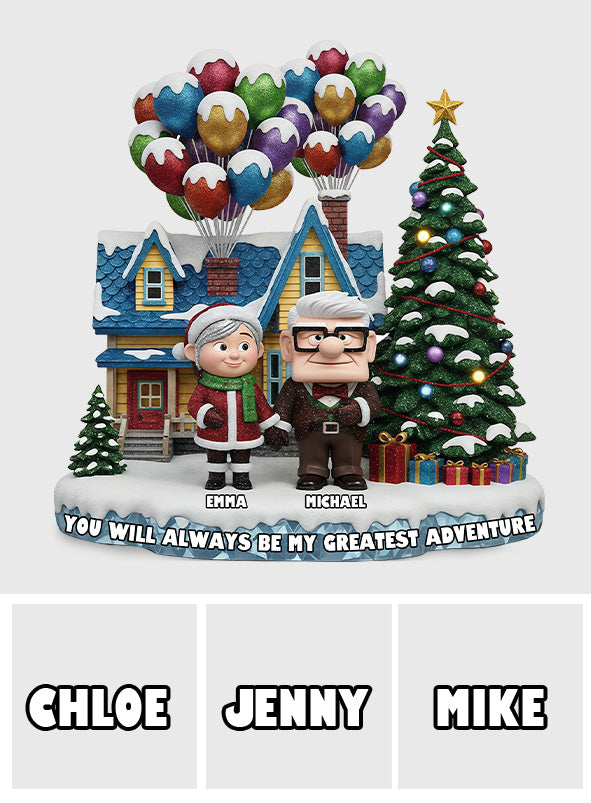 You Are My Greatest Adventure - Personalized Mouse Custom Shaped Acrylic Plaque