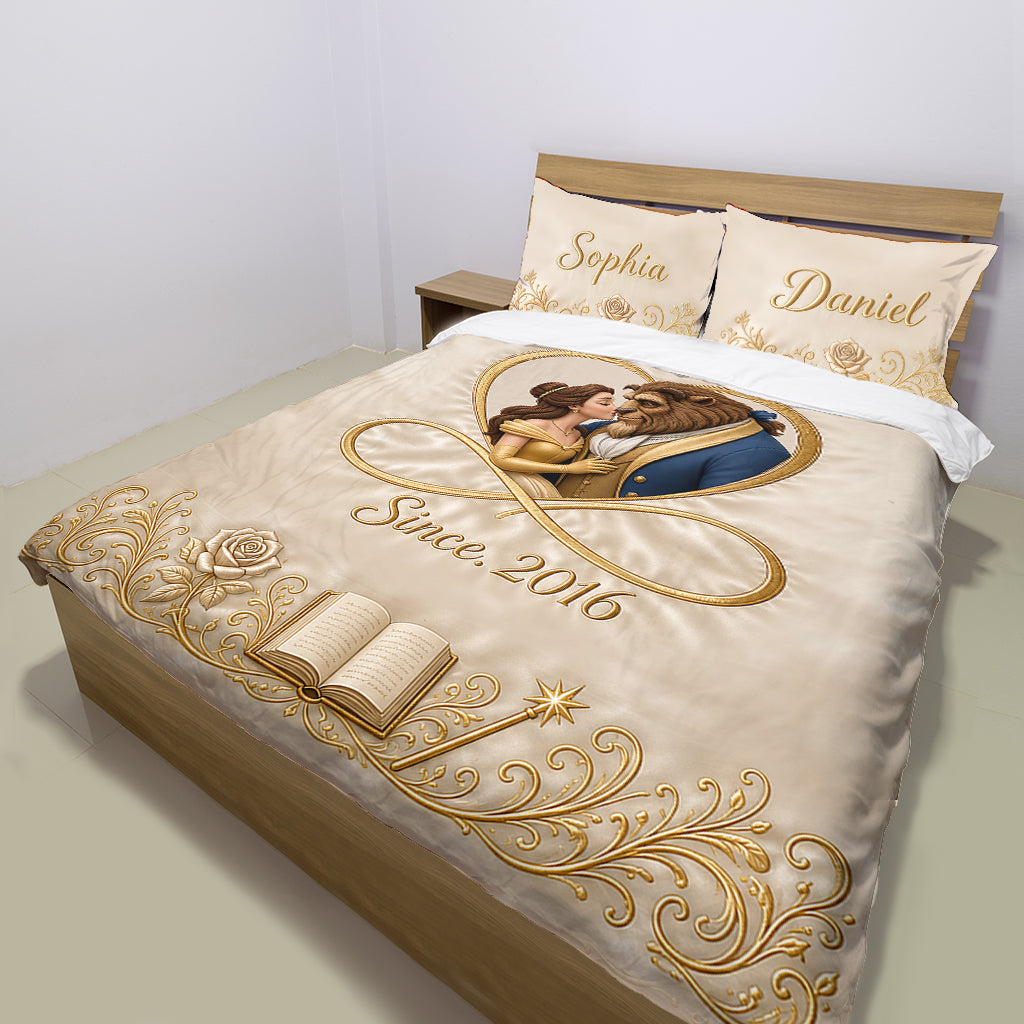 Tale As Old As Time - Personalized Beauty And The Beast Bedding Set