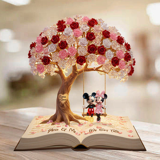 You And Me We Got This - Personalized Mouse Custom Shaped Acrylic Plaque