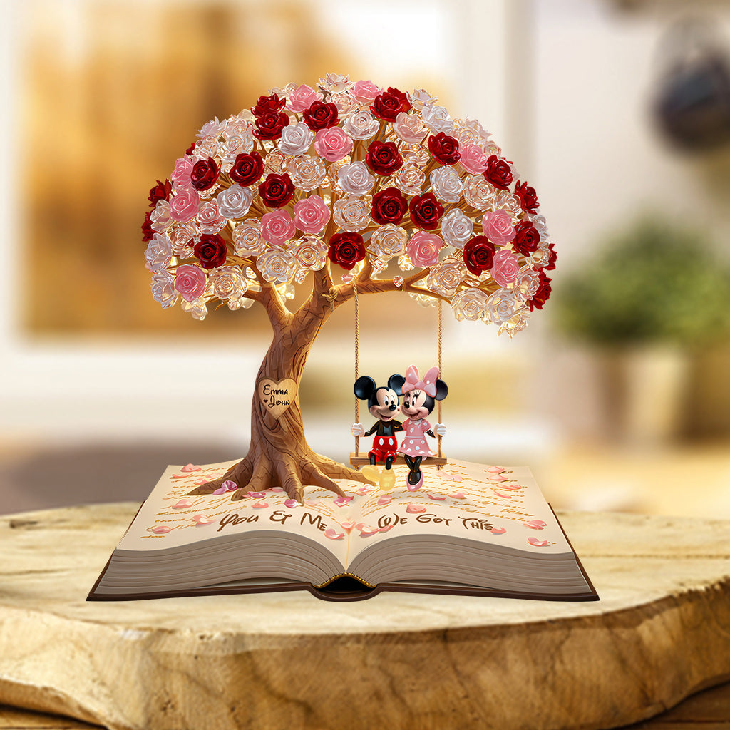 You And Me We Got This - Personalized Mouse Custom Shaped Acrylic Plaque