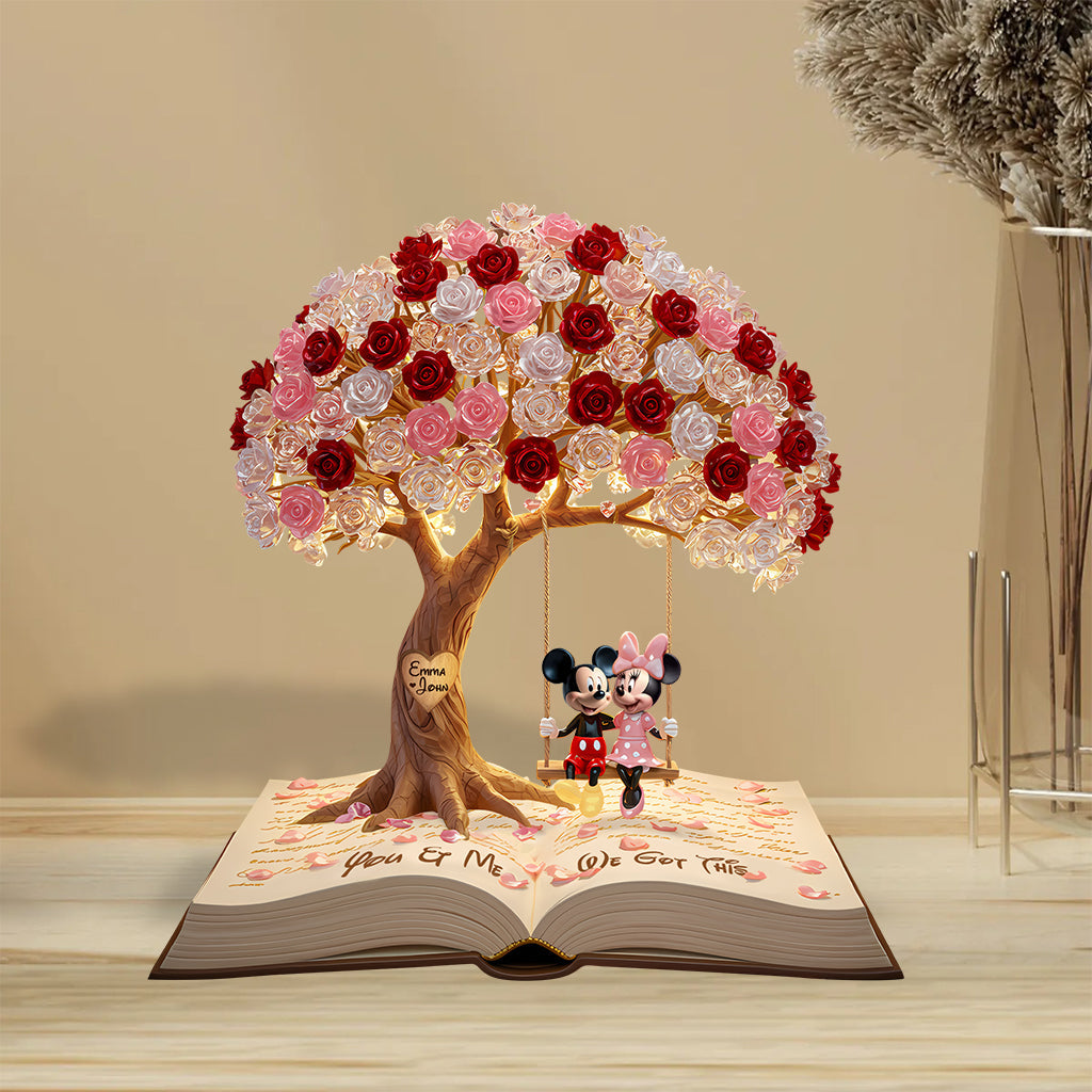 You And Me We Got This - Personalized Mouse Custom Shaped Acrylic Plaque