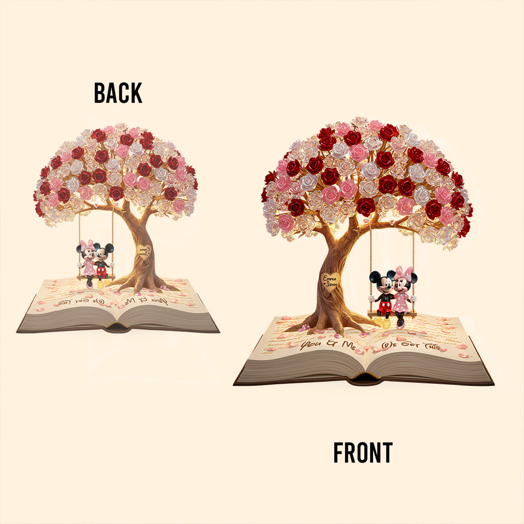 You And Me We Got This - Personalized Mouse Custom Shaped Acrylic Plaque