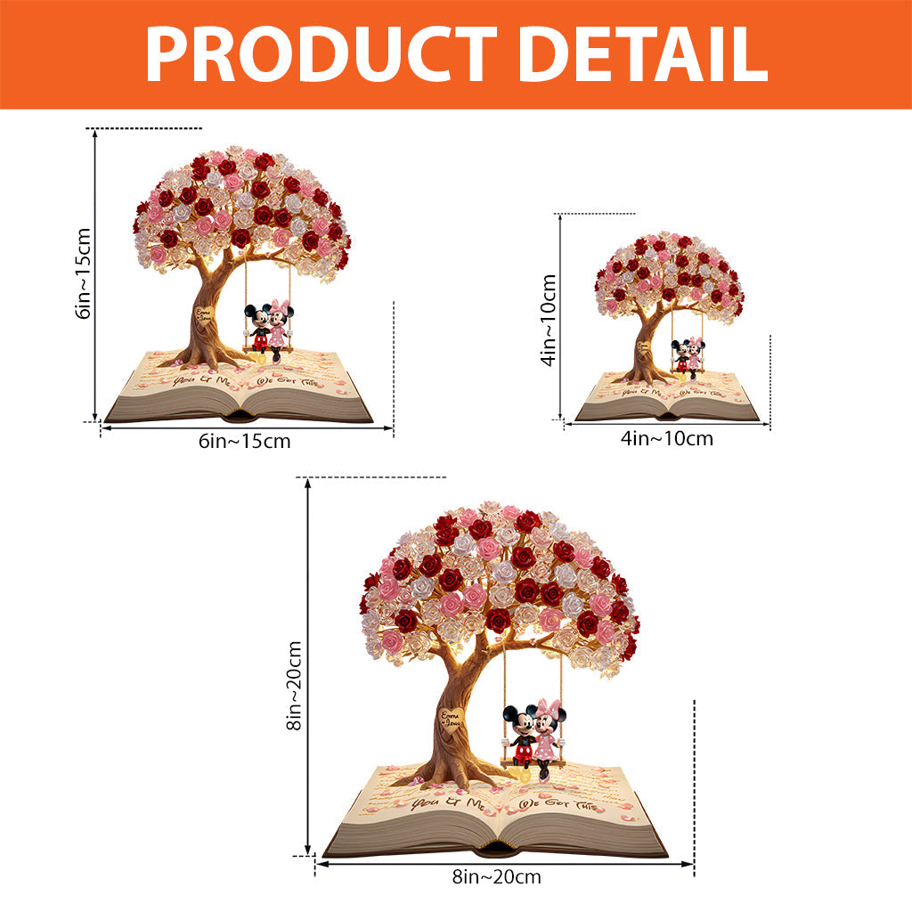 You And Me We Got This - Personalized Mouse Custom Shaped Acrylic Plaque