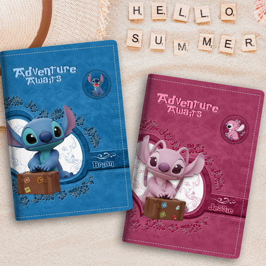 Ohana Adventure Awaits - Personalized Ohana Passport Holder
