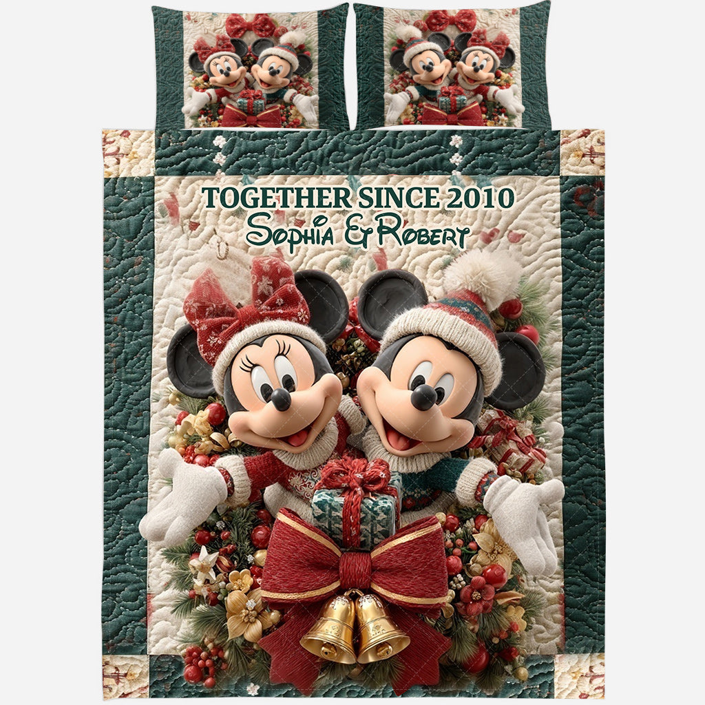 You & Me We Got This - Personalized Mouse Quilt Set