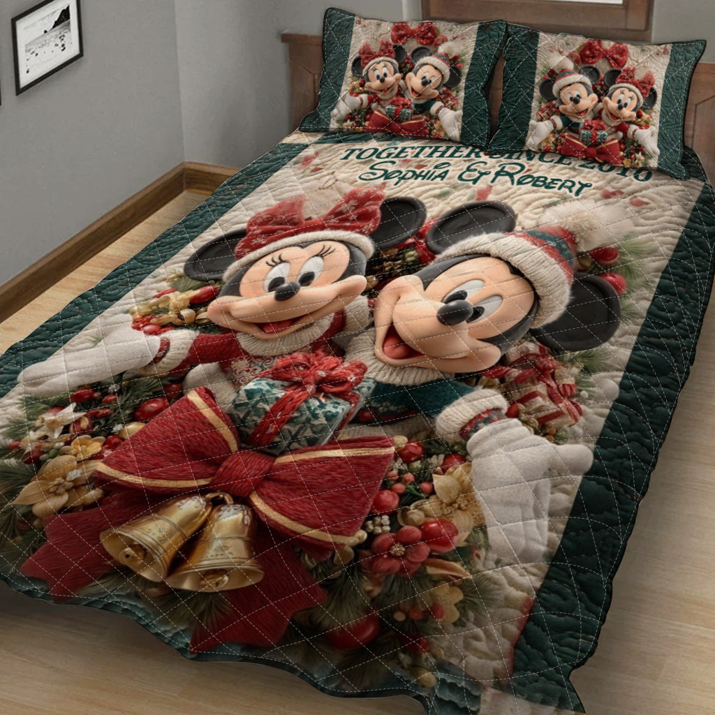 You & Me We Got This - Personalized Mouse Quilt Set