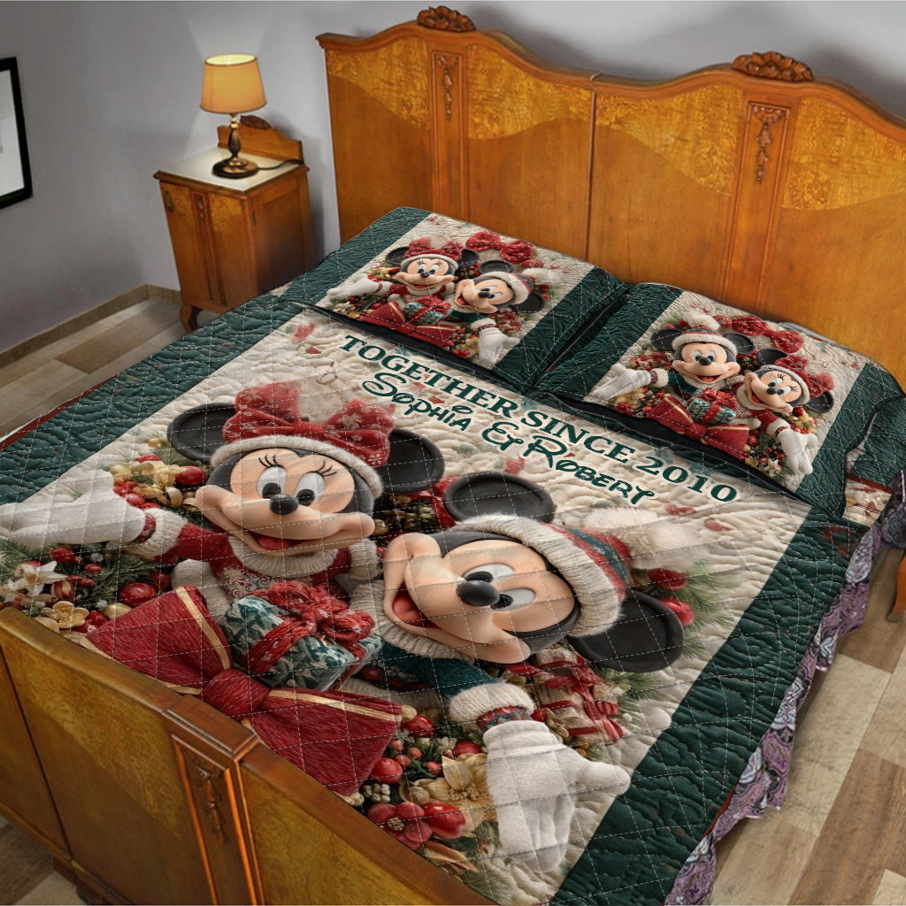 You & Me We Got This - Personalized Mouse Quilt Set