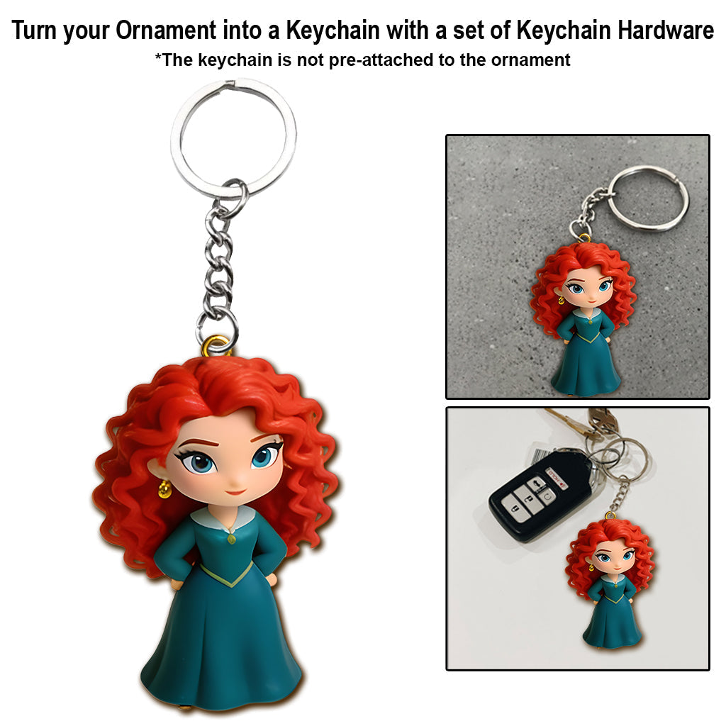 Princess Christmas Magic - Personalized Disney Princess Acrylic Ornament Advent Set