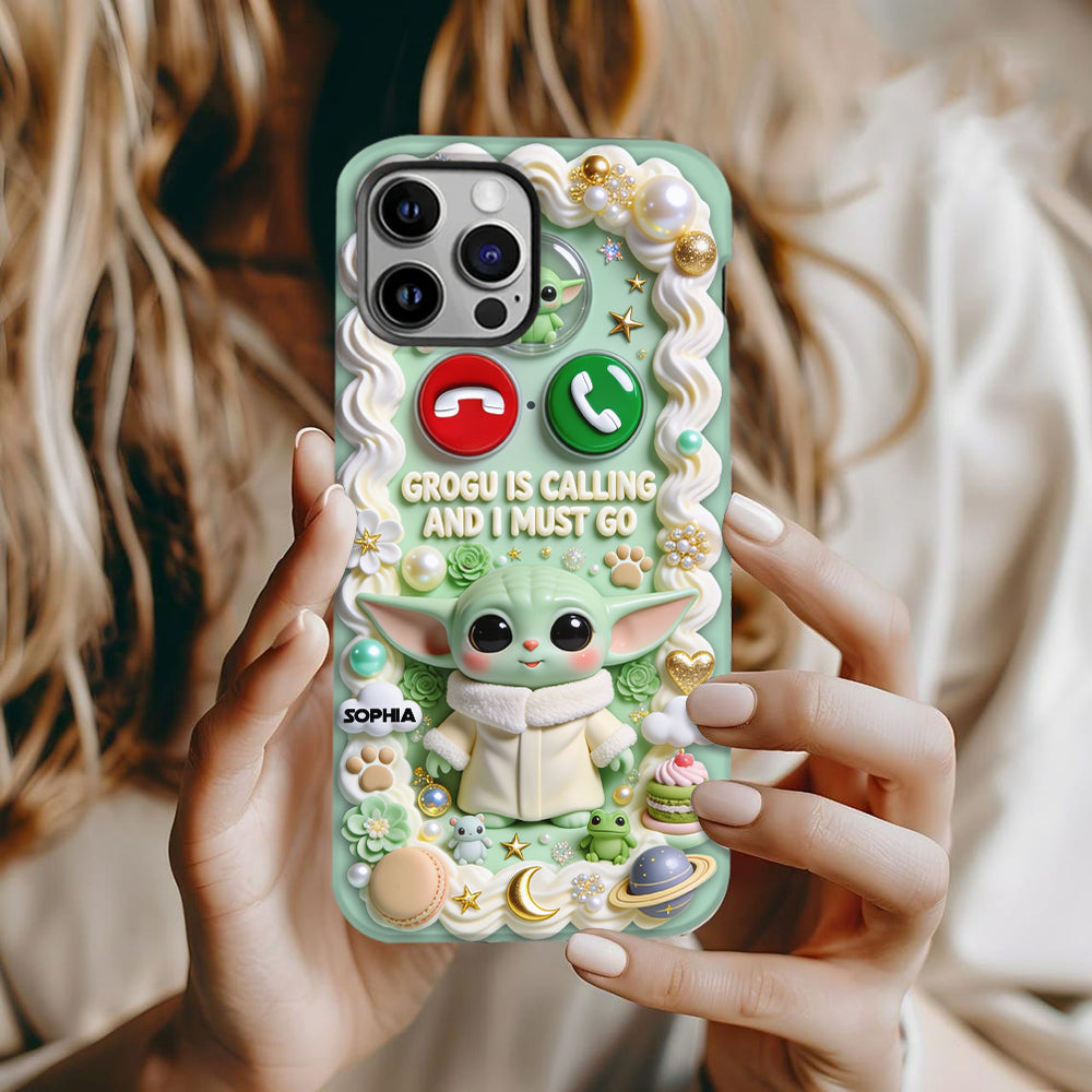 Baby Is Calling - Personalized The Force Full Print Phone Case