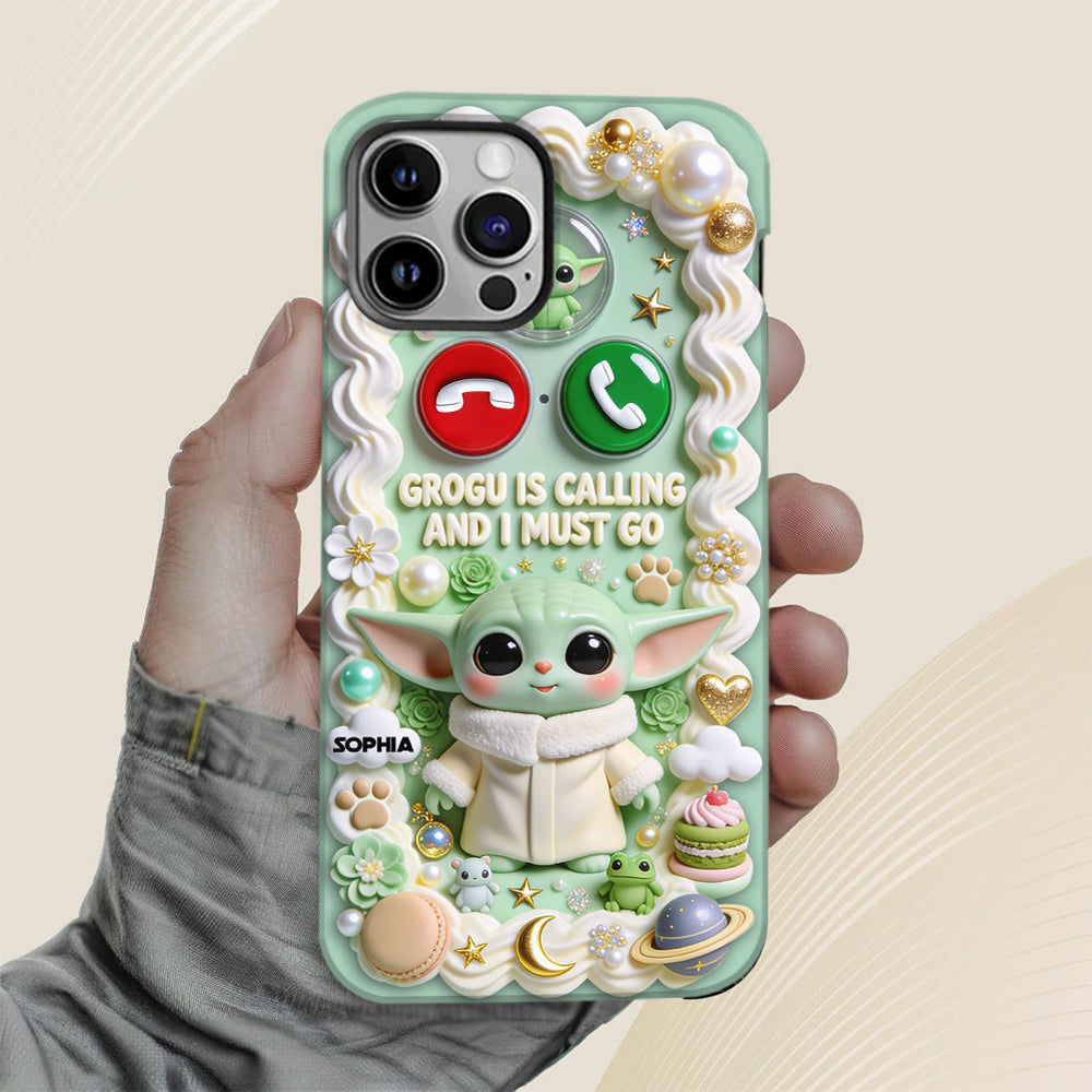 Baby Is Calling - Personalized The Force Full Print Phone Case