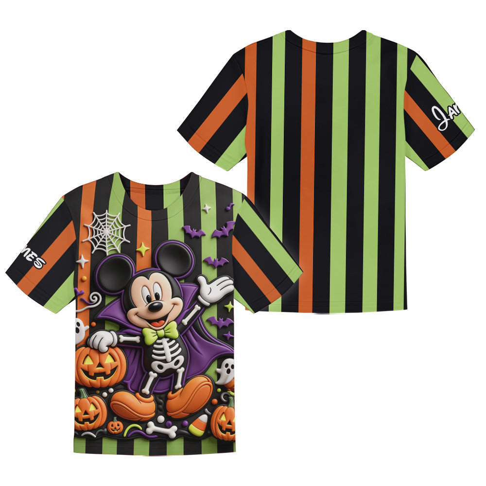 Magical Halloween - Personalized Mouse Kid T-shirt & Shorts