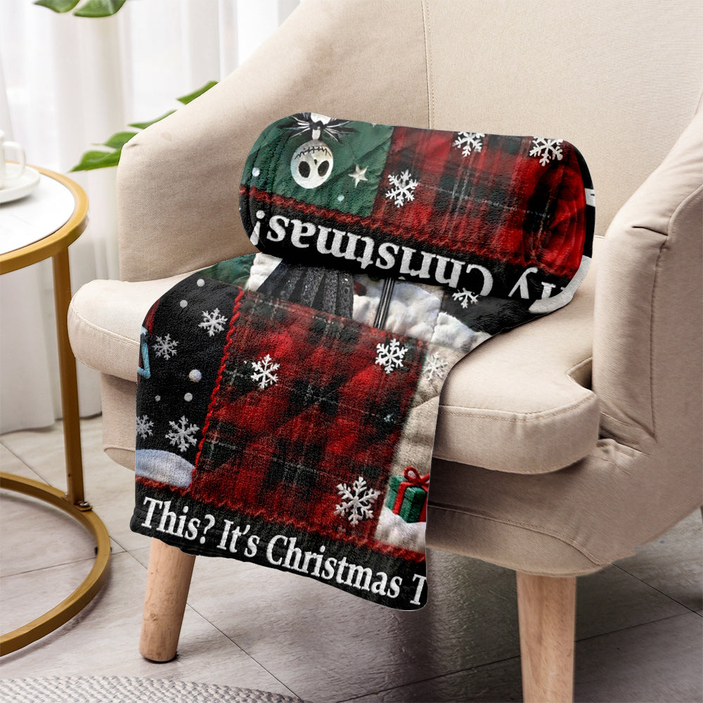 Merry Christmas - Personalized Nightmare Blanket