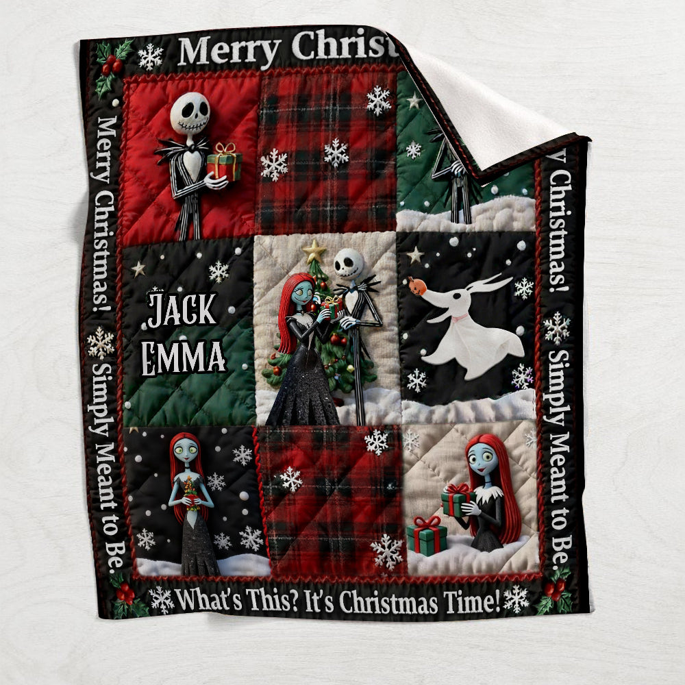 Merry Christmas - Personalized Nightmare Blanket