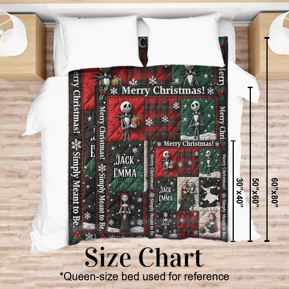 Merry Christmas - Personalized Nightmare Blanket