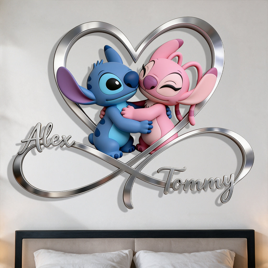 You & Me We Got This - Personalized Ohana 3D Printed Cut Metal Sign