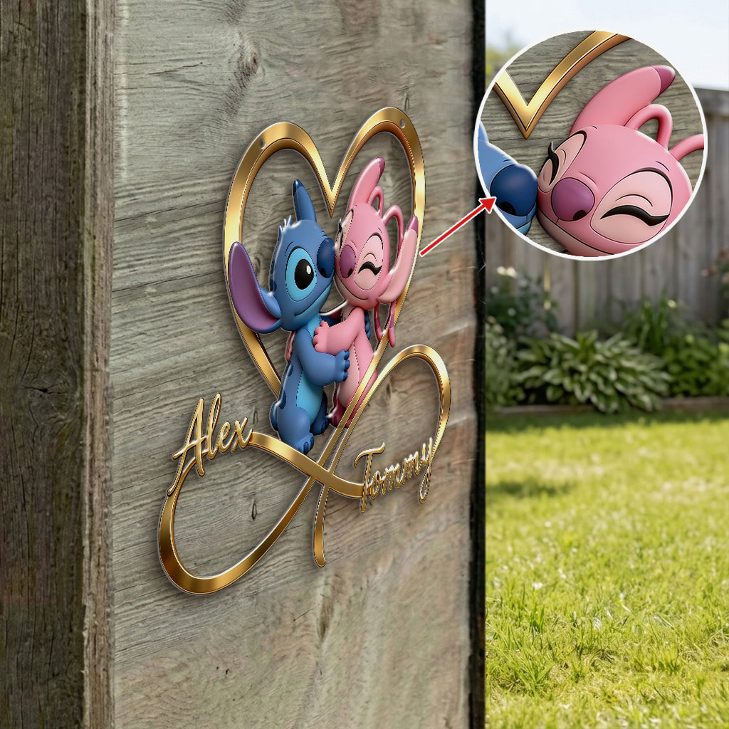 You & Me We Got This - Personalized Ohana 3D Printed Cut Metal Sign