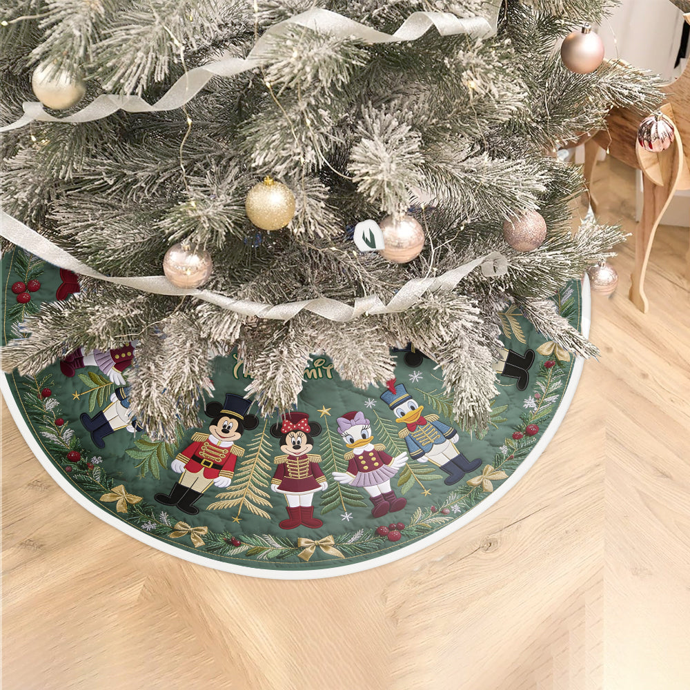 Merry Christmas - Personalized Mouse Tree Skirt