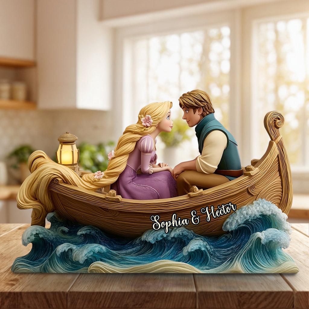 Now That I See You - Personalized Couple Custom Shaped Acrylic Plaque