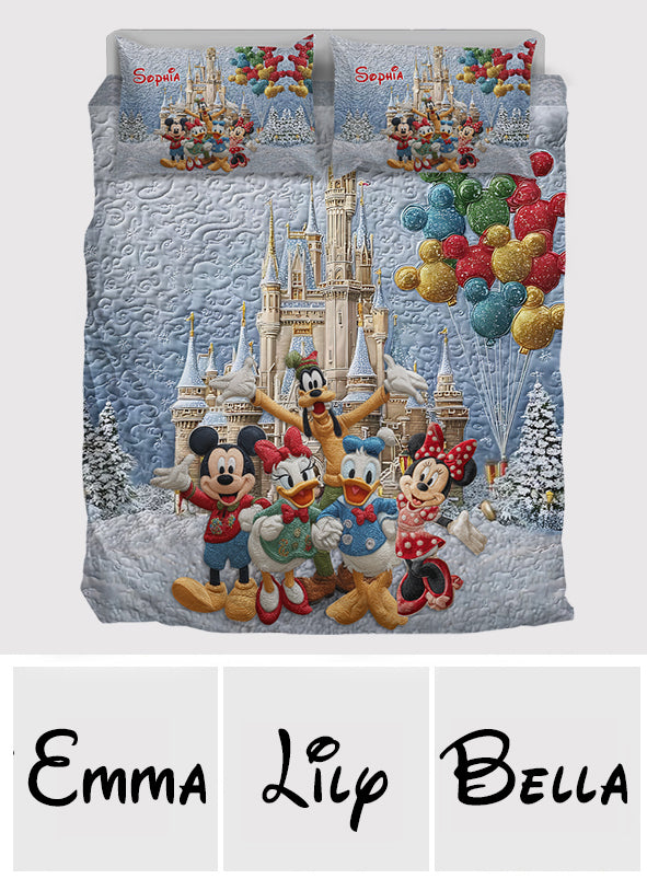 The Magical Castle - Personalized Mouse Quilt Set