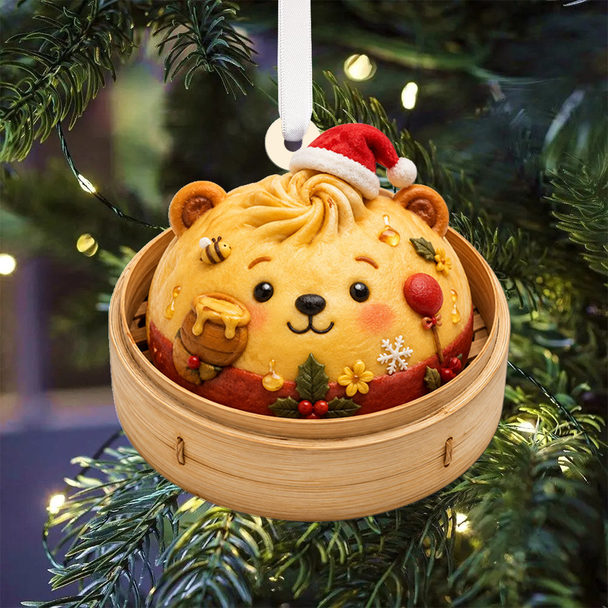 Magical Dumpling Christmas Gift Set - Personalized Mouse Folded Advent Calendar With Ornaments