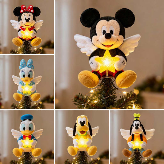 Merry Christmas - Personalized Mouse LED Light Tree Topper