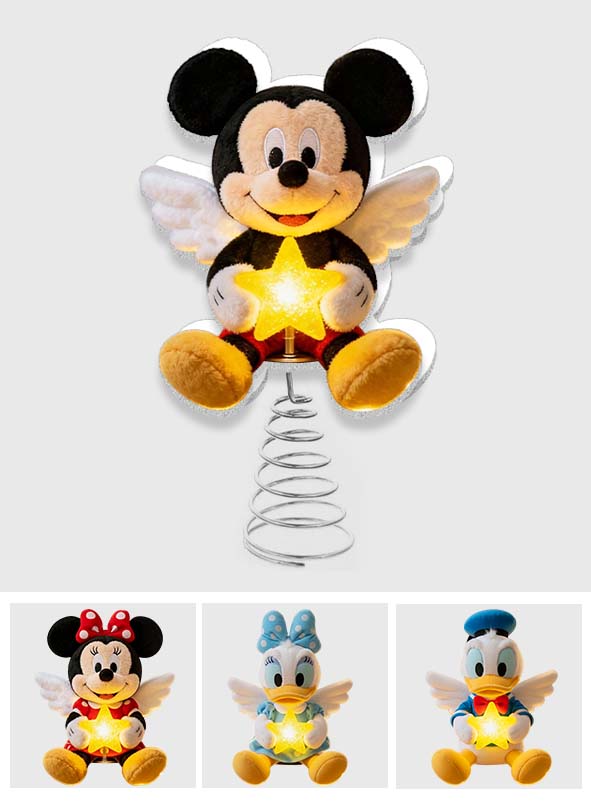 Merry Christmas - Personalized Mouse LED Light Tree Topper