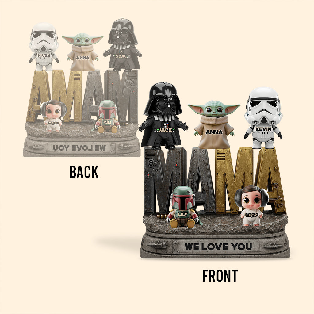 Best Dad/Mom In The Galaxy - Personalized The Force Custom Shaped Acrylic Plaque