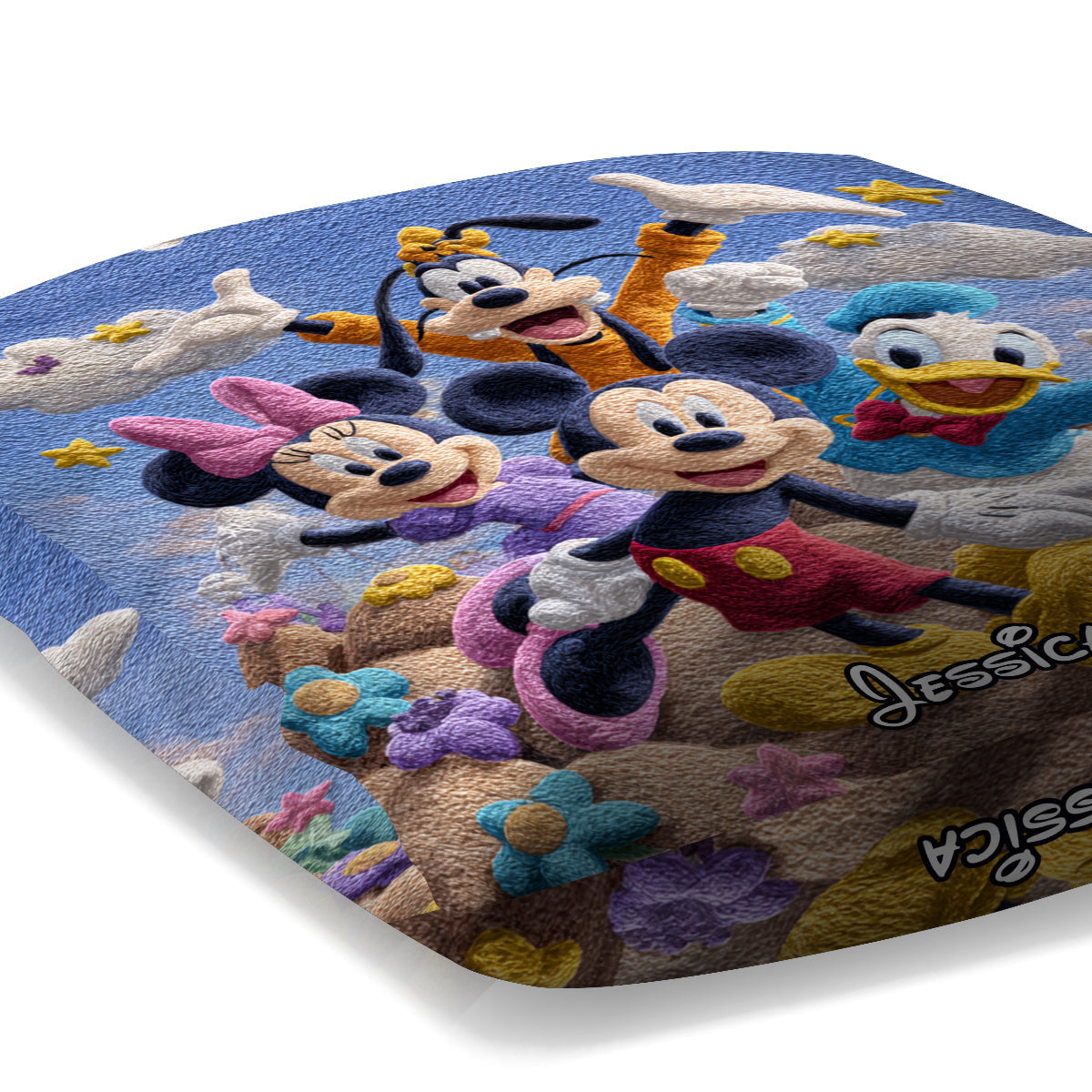 Magical Friends - Personalized Mouse Throw Pillow