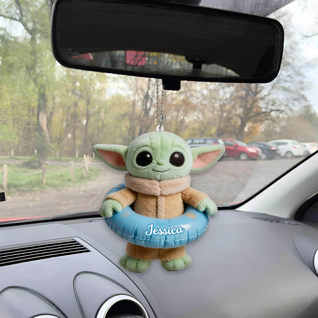 Green Baby Summer Vibes - Personalized The Force Tumbler With Plush Charm