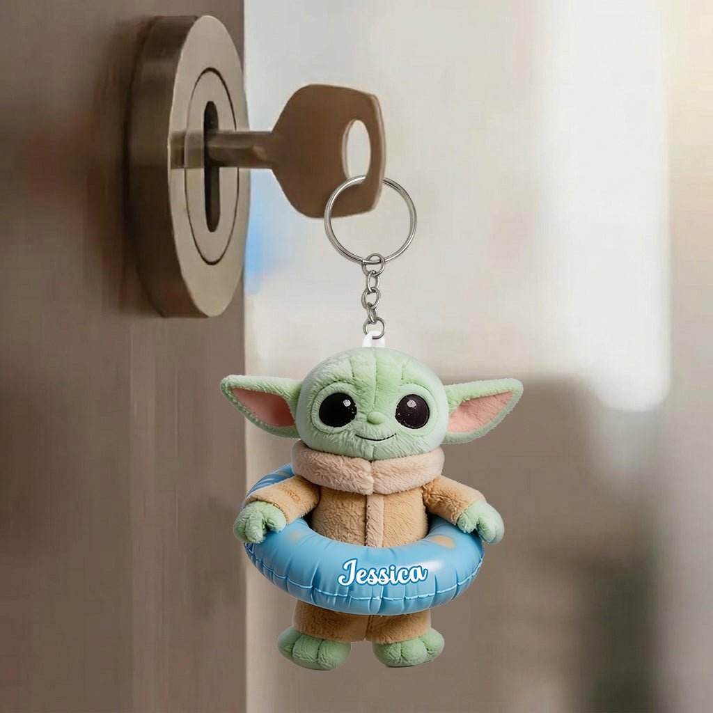 Green Baby Summer Vibes - Personalized The Force Tumbler With Plush Charm