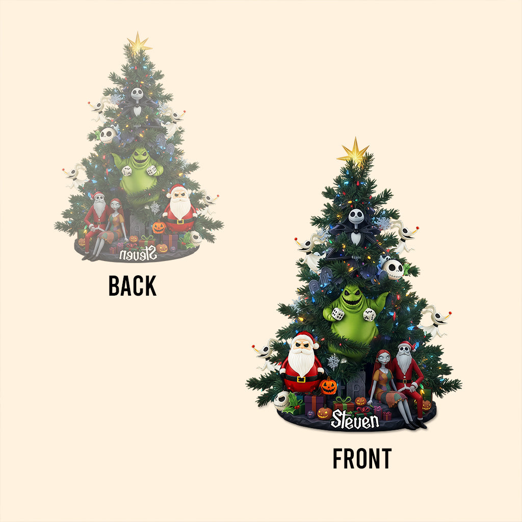 Spooky Christmas - Personalized Nightmare Custom Shaped Acrylic Plaque