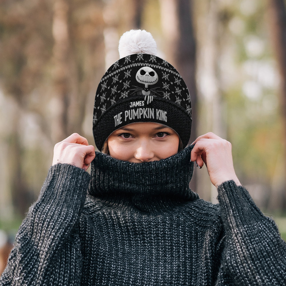 From Our First Kiss Till Our Last Breath - Personalized Nightmare Beanie Hat