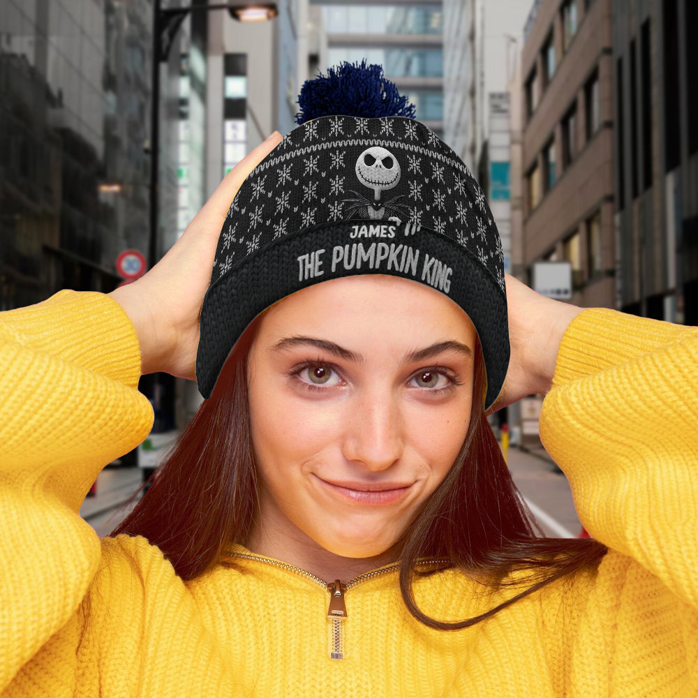 From Our First Kiss Till Our Last Breath - Personalized Nightmare Beanie Hat