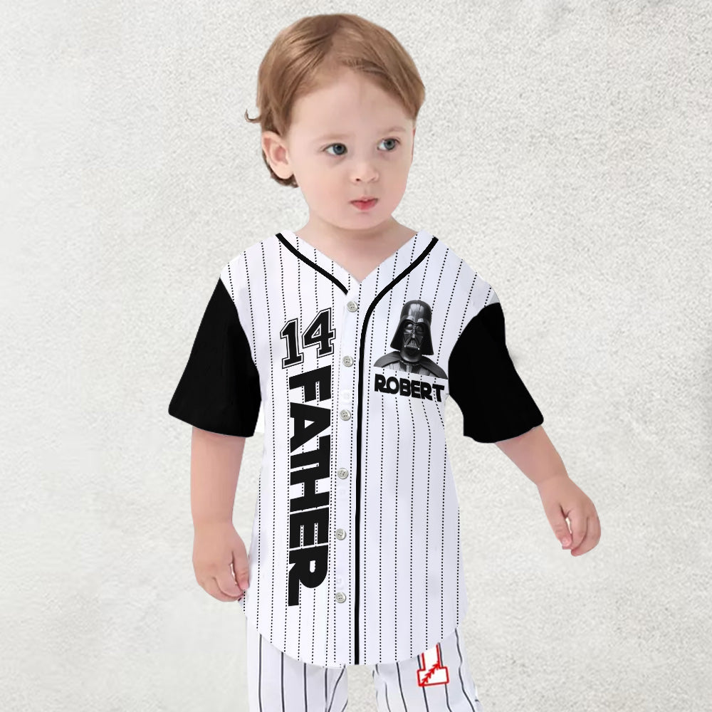 Their Father - Personalized The Force Baseball Jersey