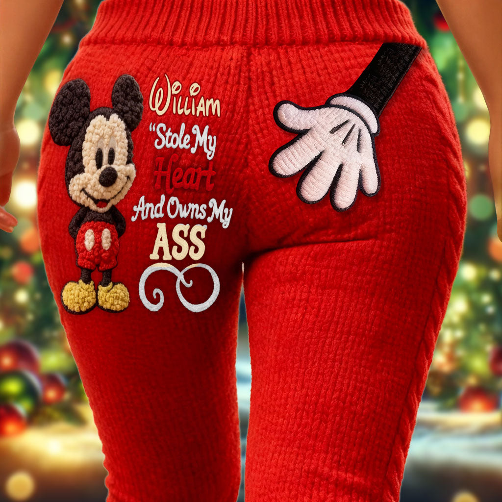 You Stole My Heart - Personalized Mouse Leggings