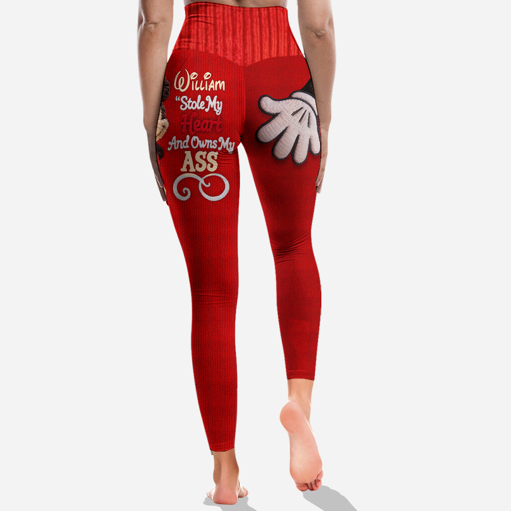You Stole My Heart - Personalized Mouse Leggings
