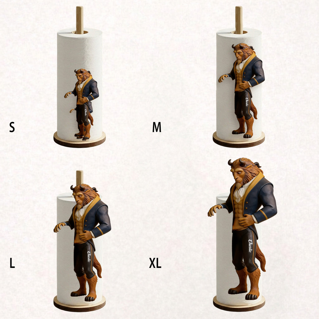 Tale As Old As Time - Personalized Beauty And The Beast Paper Towel Stand