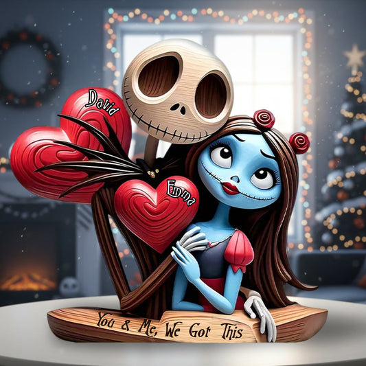 You & Me We Got This - Personalized Nightmare Custom Shaped Acrylic Plaque