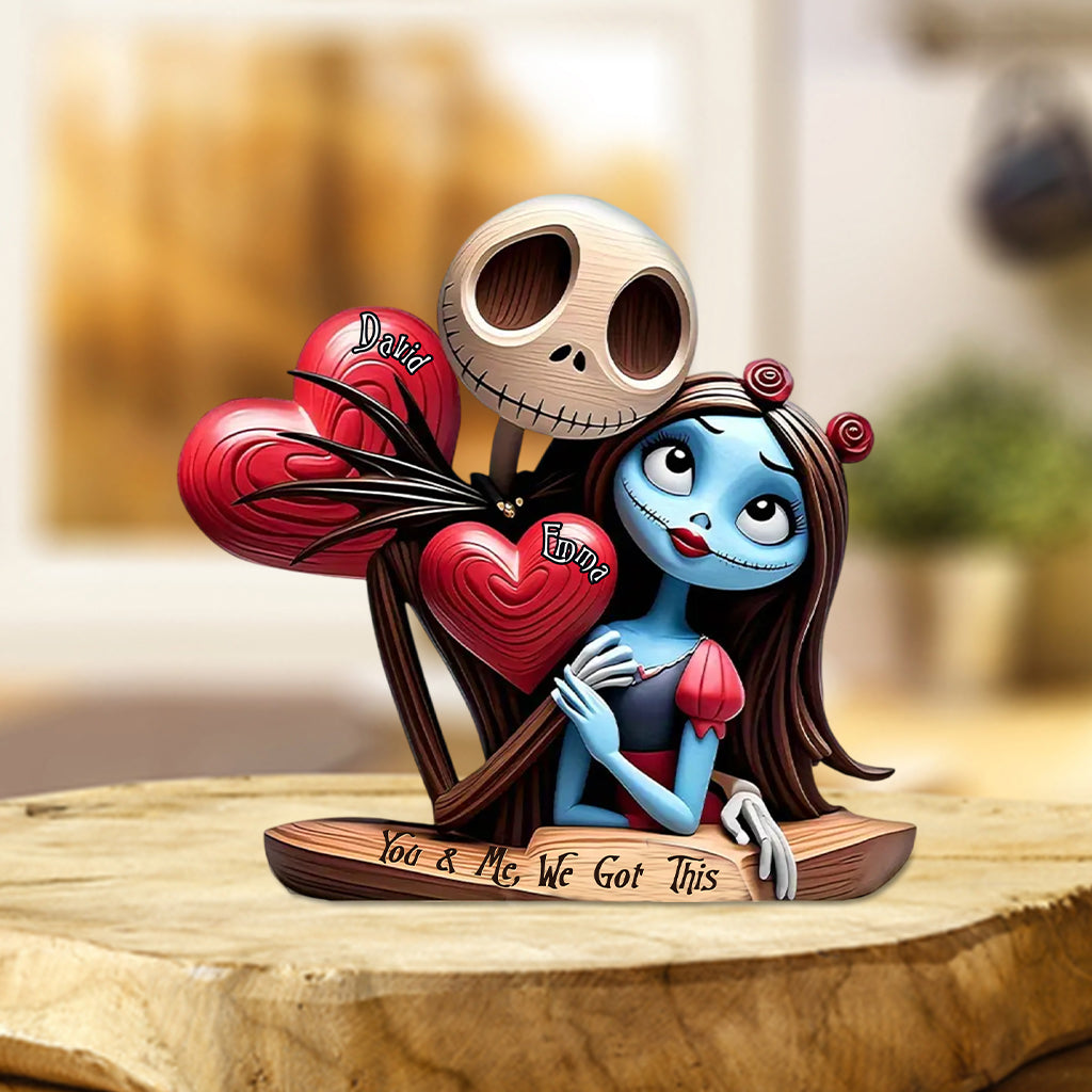 You & Me We Got This - Personalized Nightmare Custom Shaped Acrylic Plaque