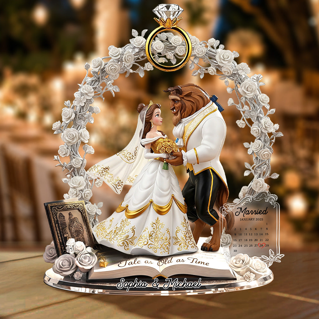 Tale As Old As Time - Personalized Mouse Custom Shaped Acrylic Plaque