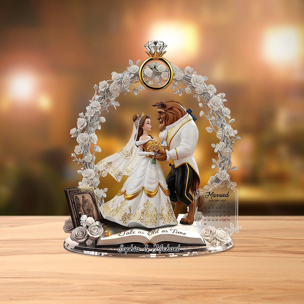 Tale As Old As Time - Personalized Mouse Custom Shaped Acrylic Plaque