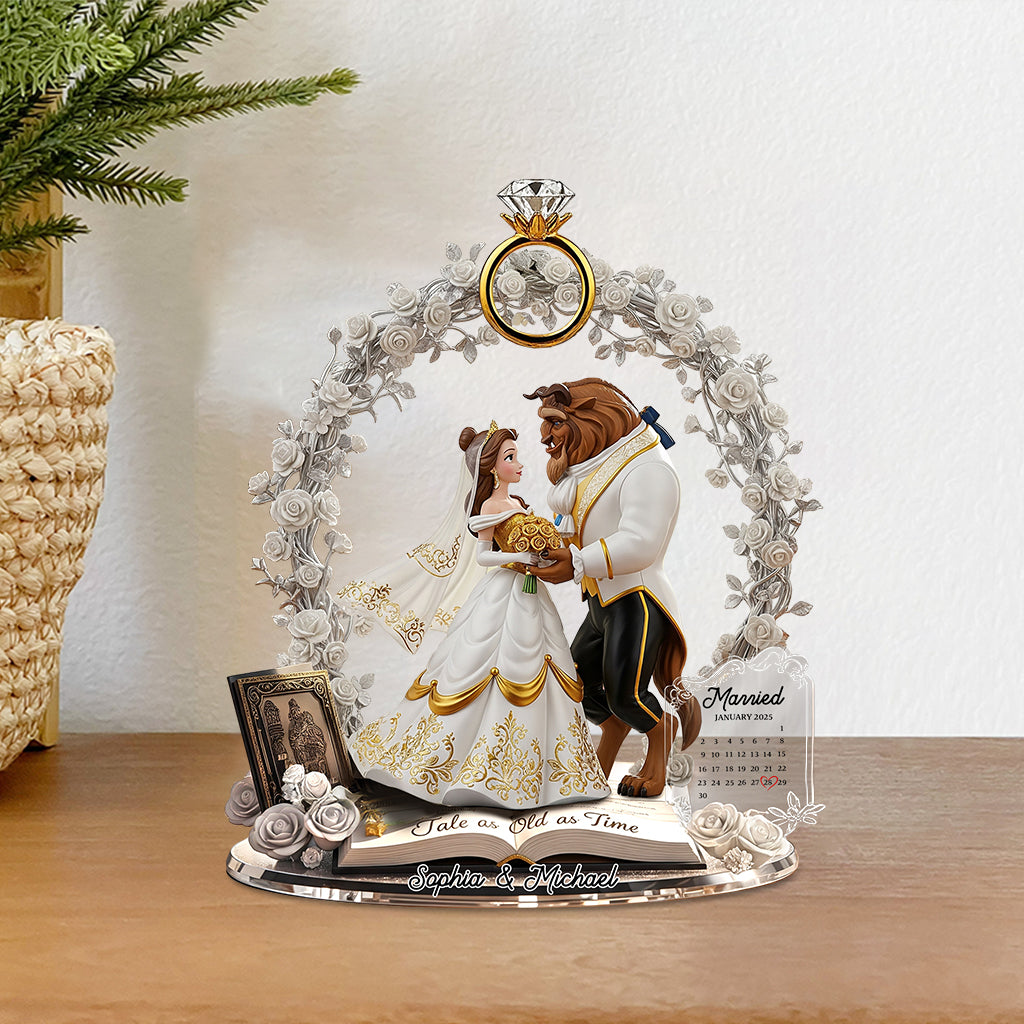 Tale As Old As Time - Personalized Mouse Custom Shaped Acrylic Plaque