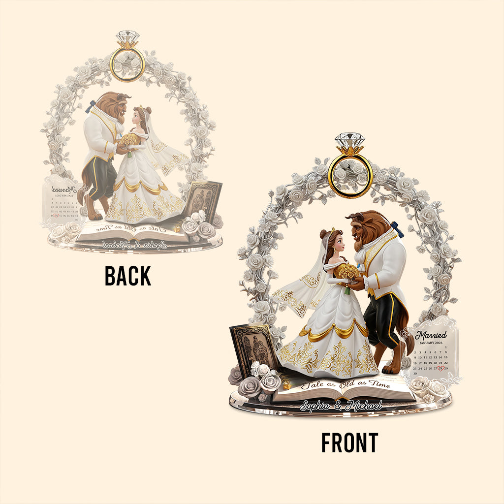 Tale As Old As Time - Personalized Mouse Custom Shaped Acrylic Plaque